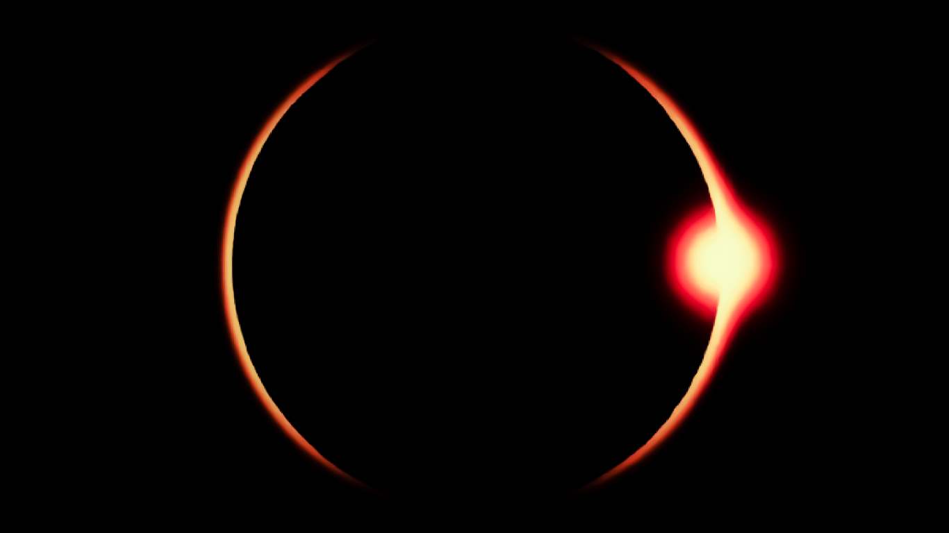 imagem de um eclipse de setembro