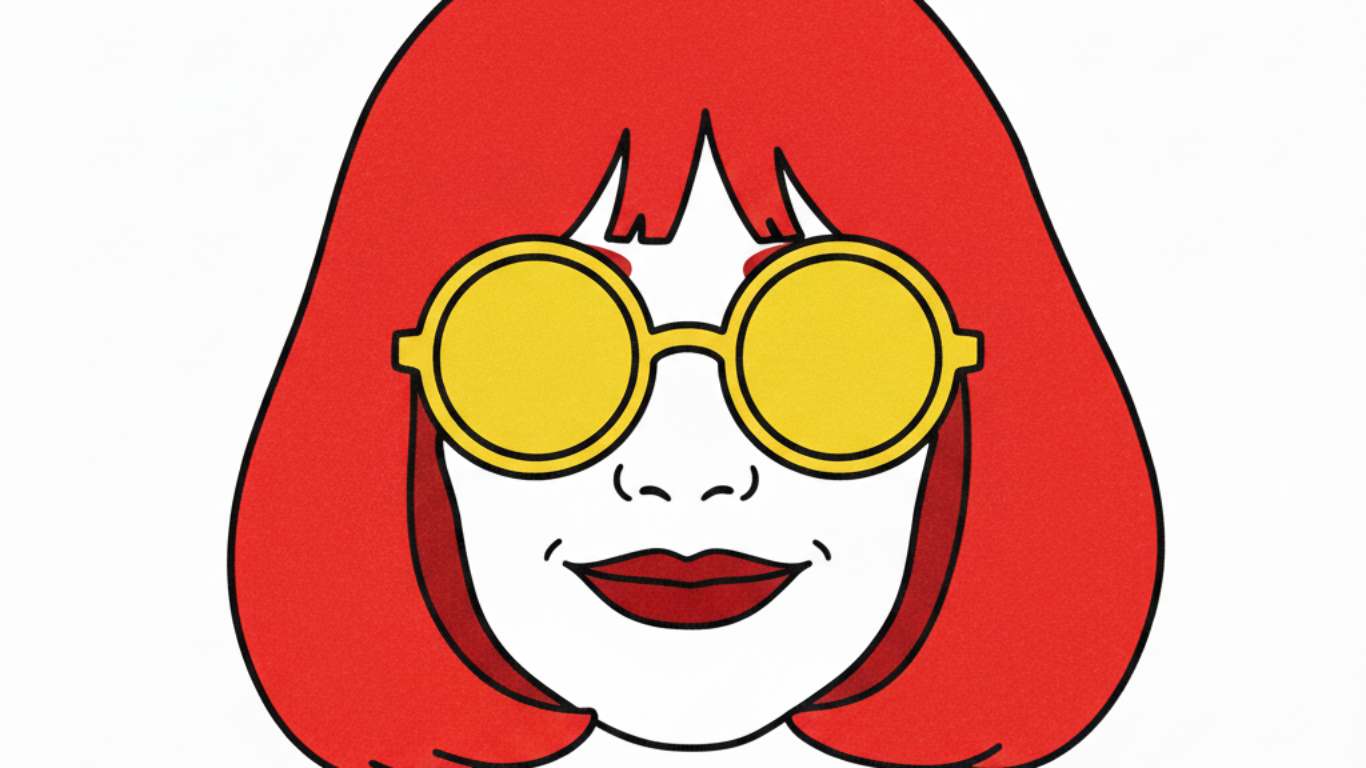 imagem de um desenho que remete a rita lee
