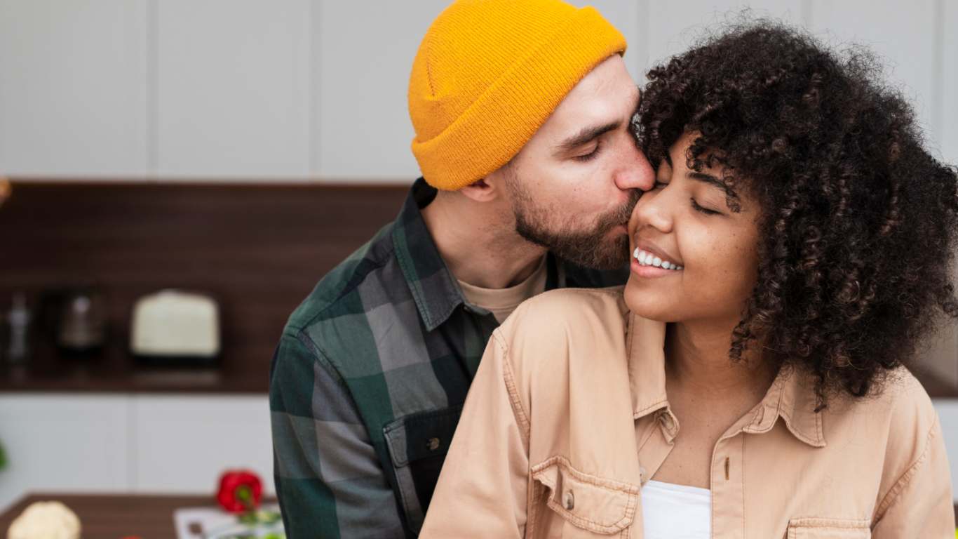 imagem de um casal apaixonado